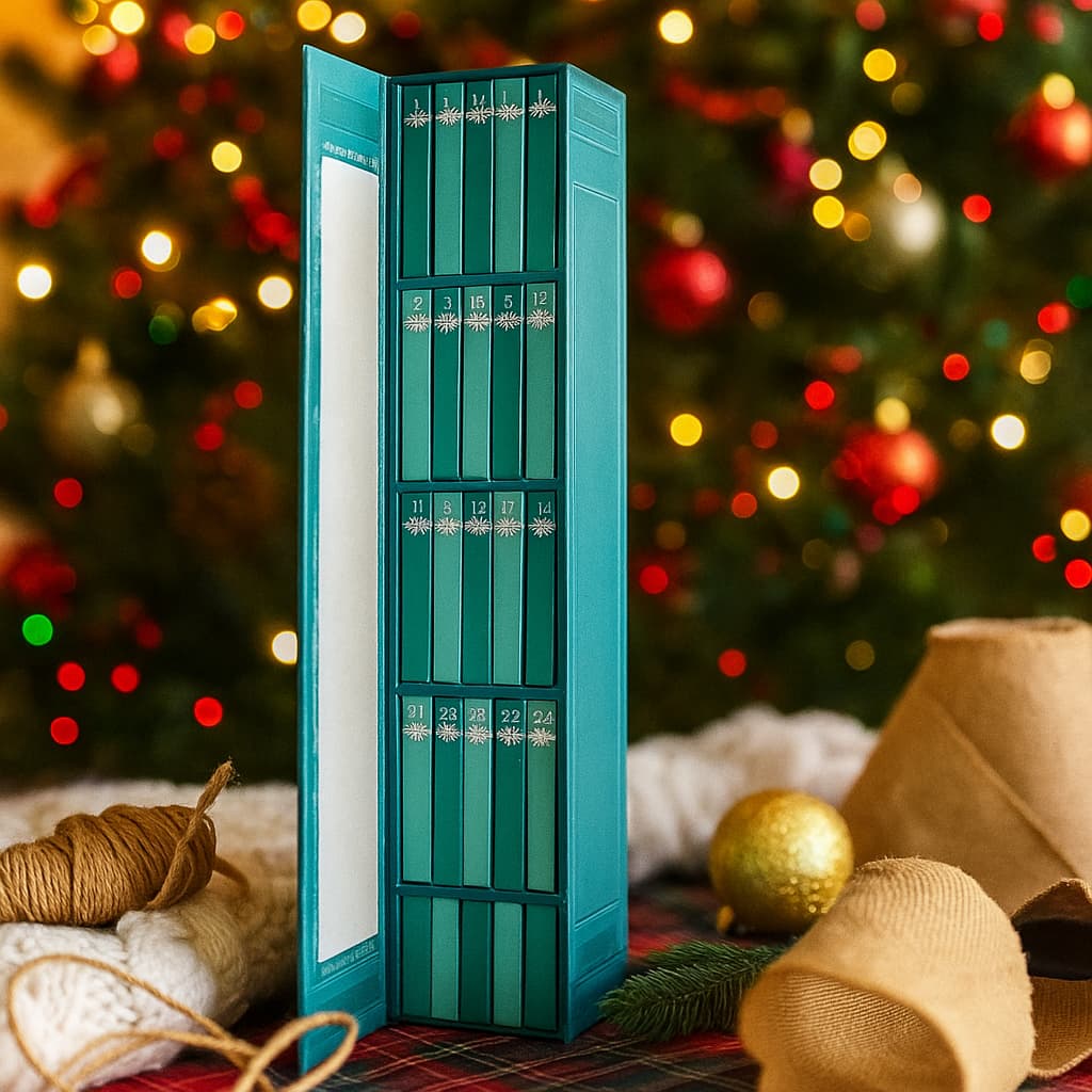 MiniLit Advent™ Tiny Books – Readable & Tree-Ready