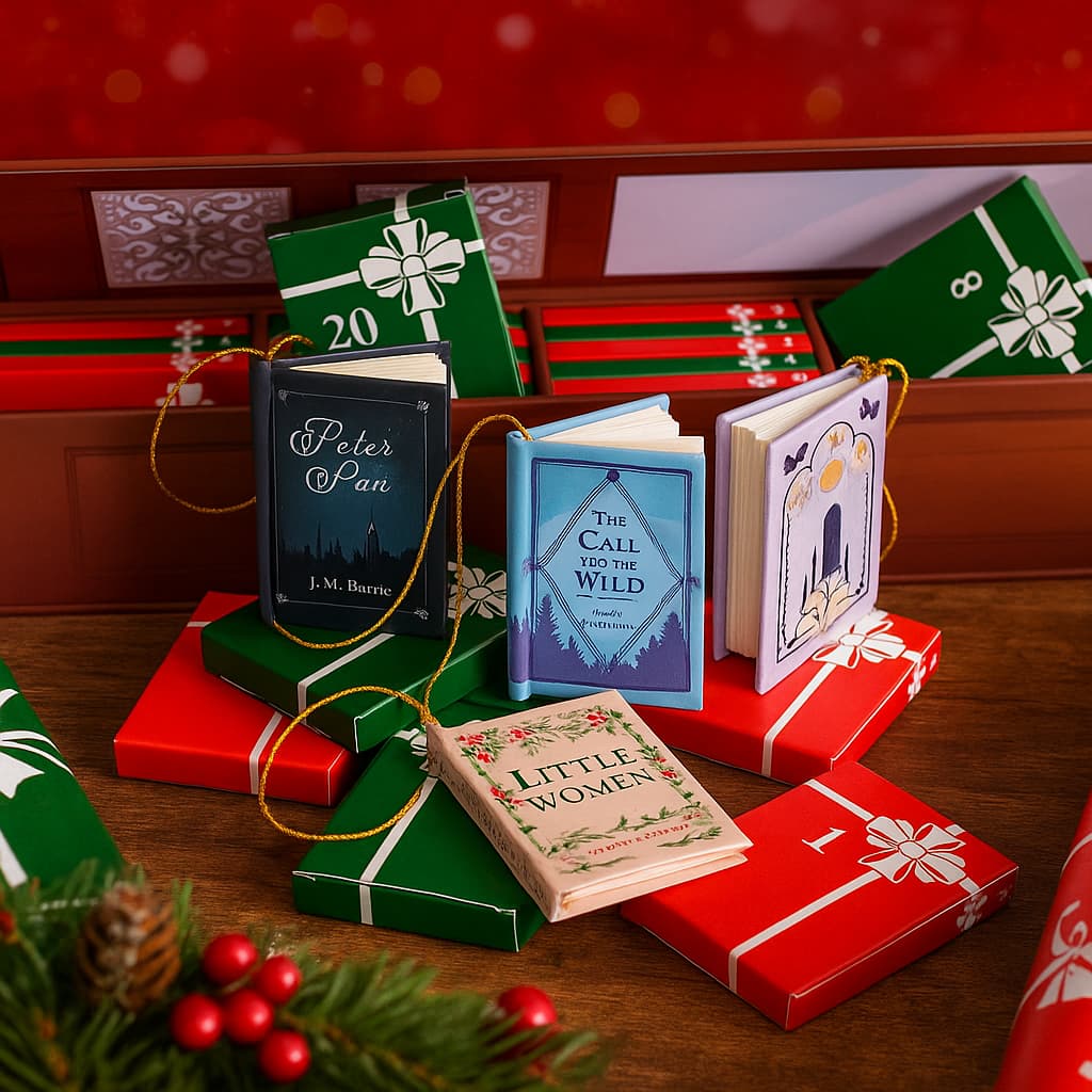 MiniLit Advent™ Tiny Books – Readable & Tree-Ready