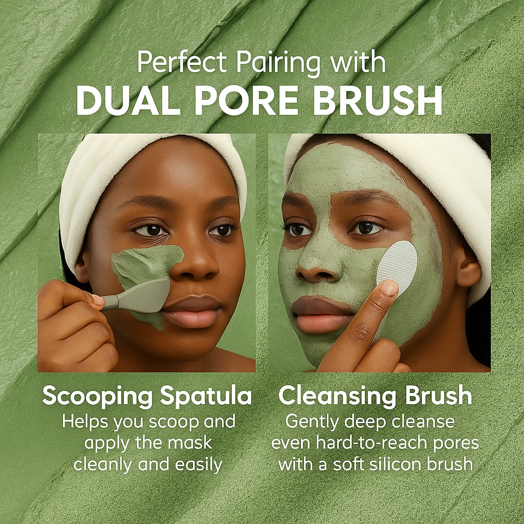 FOAMO™ Holy Basil Bubble Mask Today only: Free Brush & 50%Off