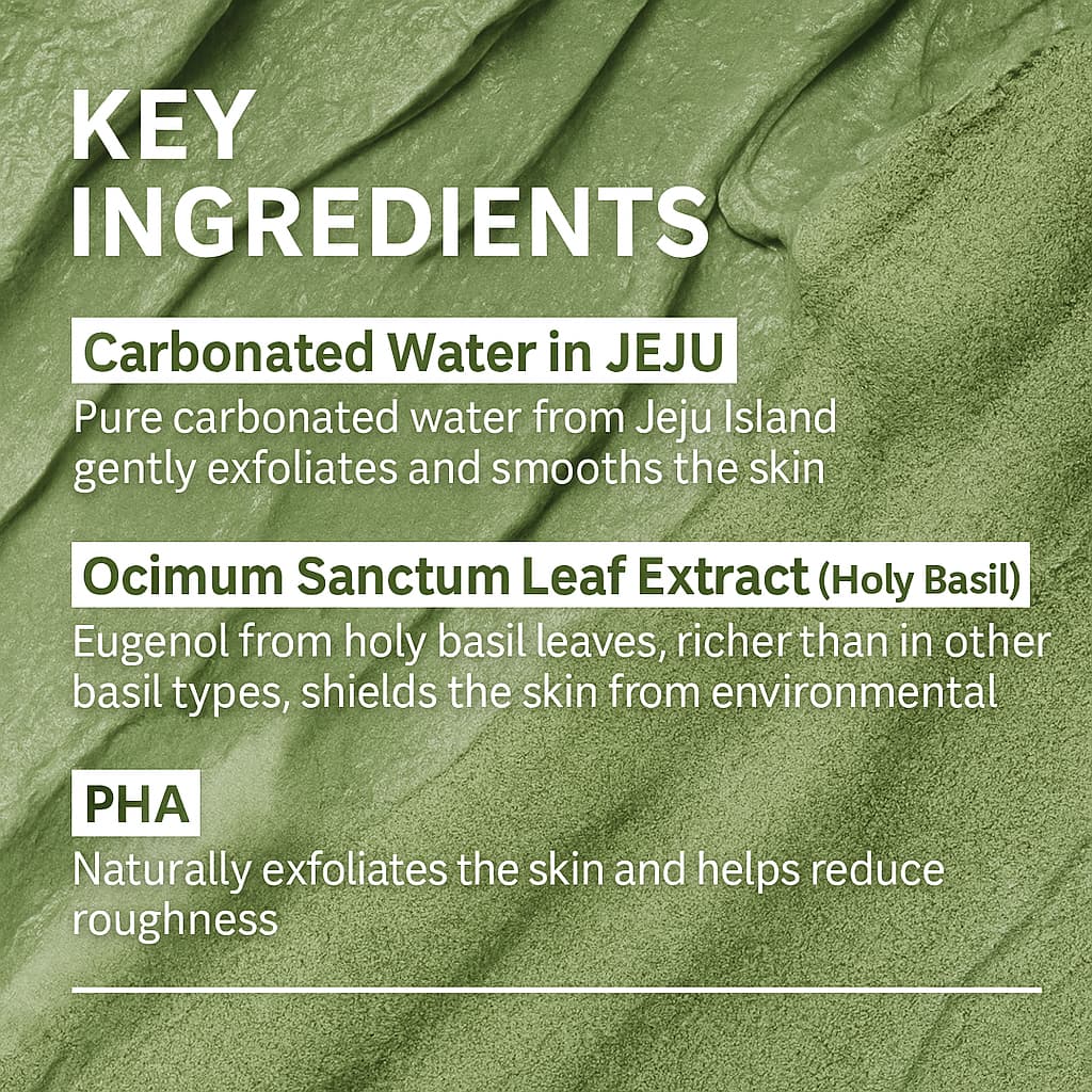 FOAMO™ Holy Basil Bubble Mask Today only: Free Brush & 50%Off