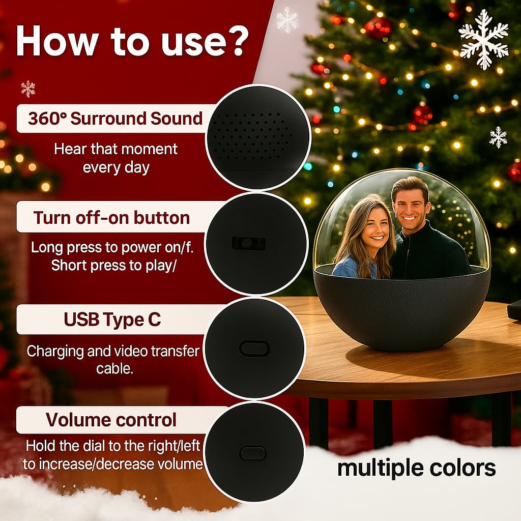 Christmas Tree Ball with WOW Factor