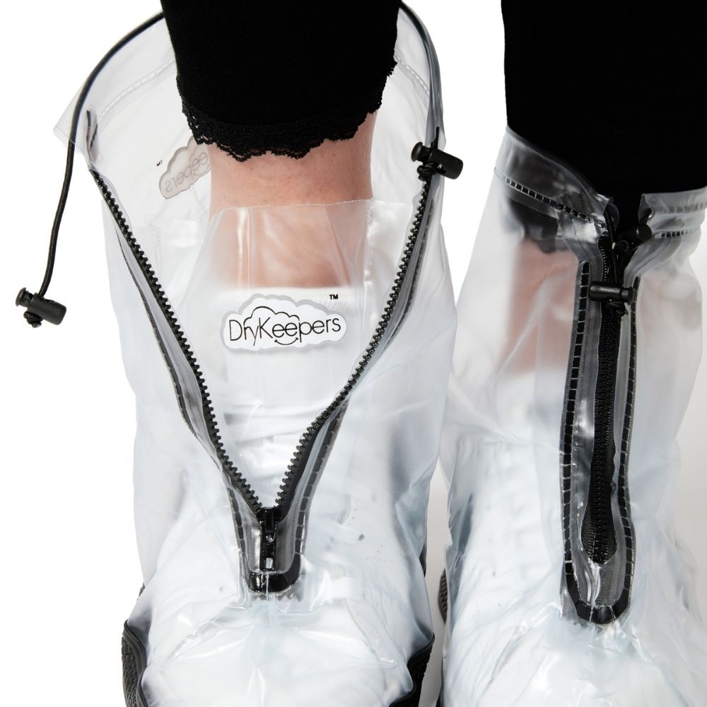 DryKeepers Waterproof Shoe Covers - Clear - ♥️