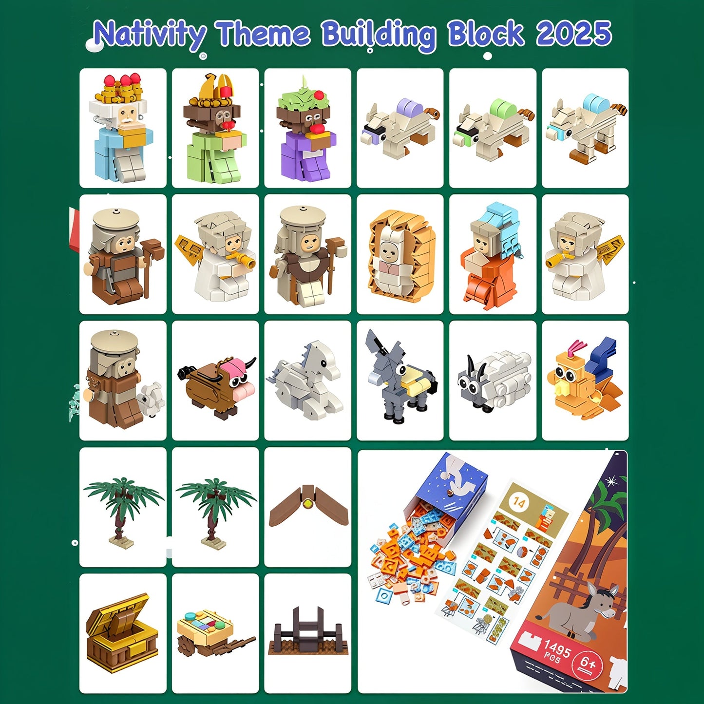 LEGO Brick-Build Nativity Advent Calendar