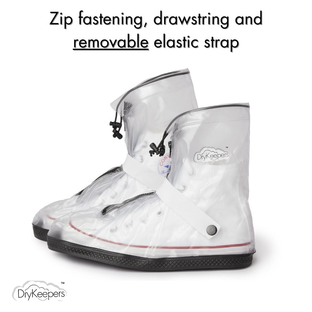 DryKeepers Waterproof Shoe Covers - Clear - ♥️