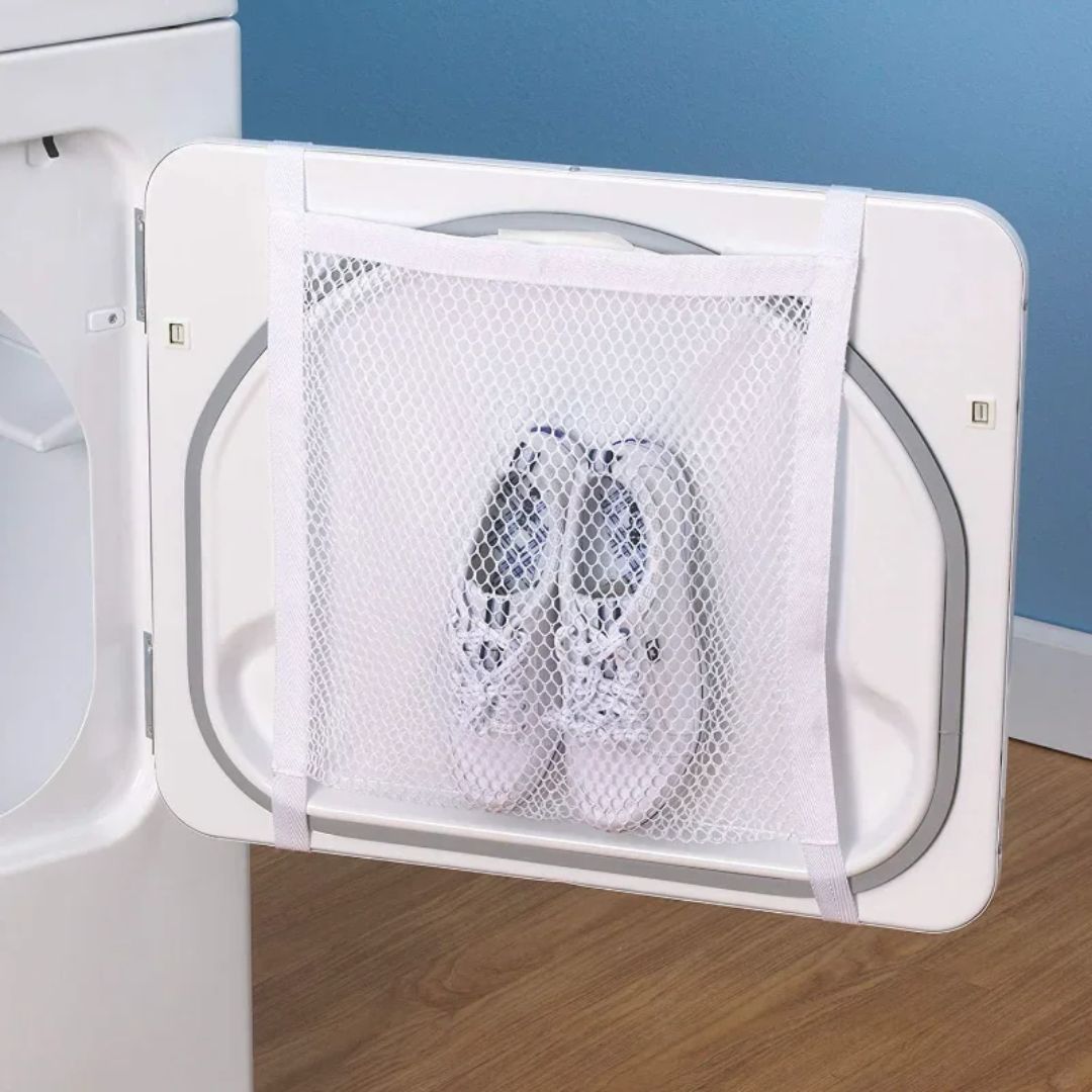 Dryer Door Shoe Net with Elastic Straps - ♥️