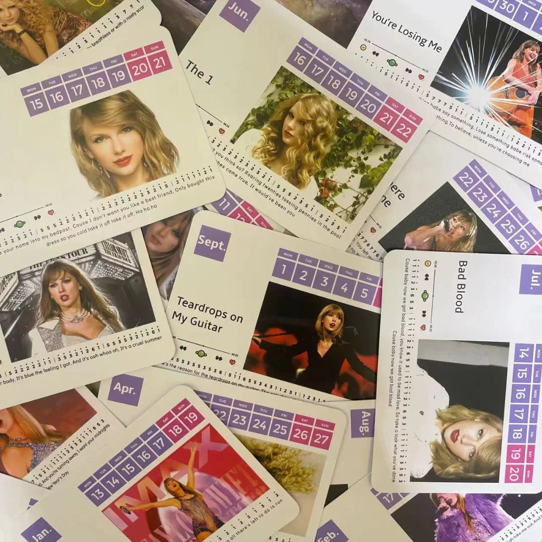 Swiftie 2026 Piano Calendar