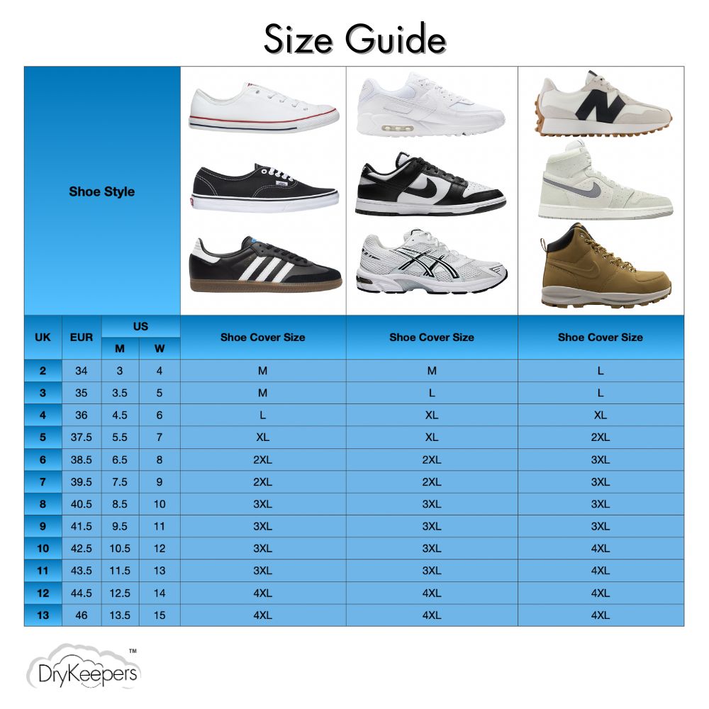 DryKeepers Waterproof Shoe Covers - Clear - ♥️